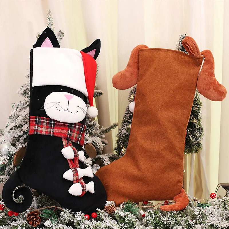 2024 Pet Christmas Ornaments Stocking