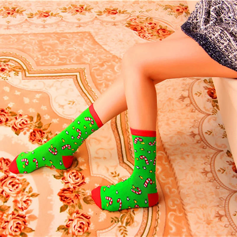 Christmas Socks Mid Length - One Size Unisex