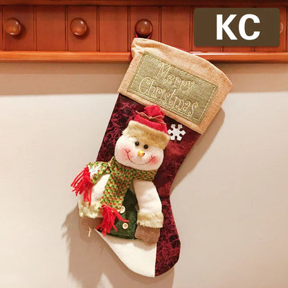 2024 Christmas Stocking - Gift Bag Christmas Decorative