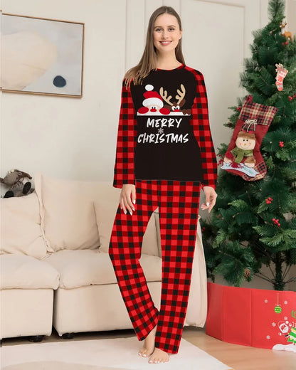 New 2024 Christmas Printed Family Matching Pajamas - 2 Piece