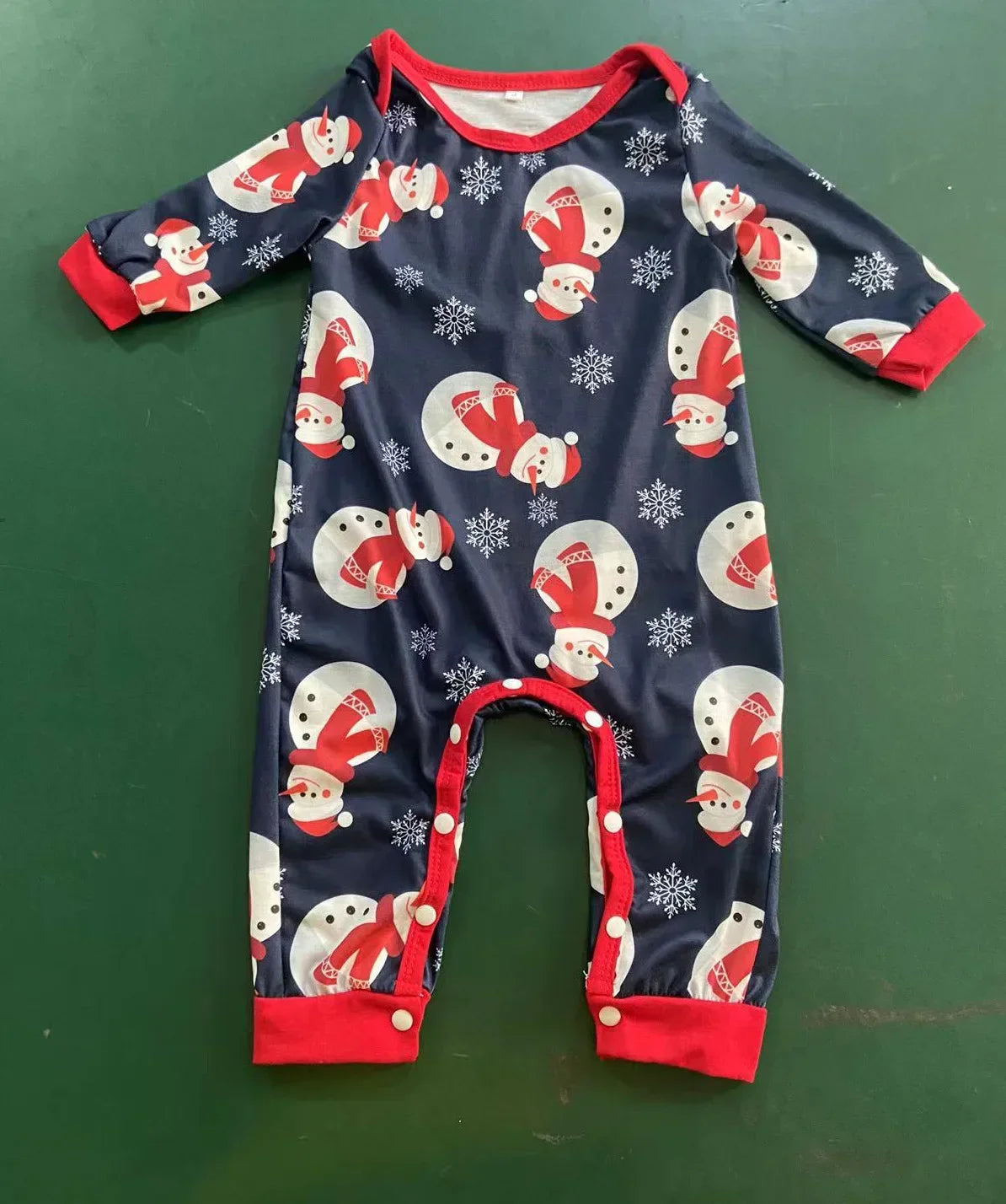 2024 Merry Christmas Snowman Pajamas - 2 piece