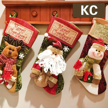 2024 Christmas Stocking - Gift Bag Christmas Decorative