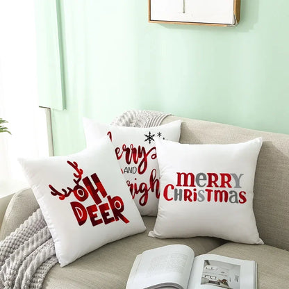 45cm Christmas Cushion Cover Pillowcase 2024 Christmas Decorations for Home