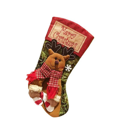 2024 Christmas Stocking - Gift Bag Christmas Decorative