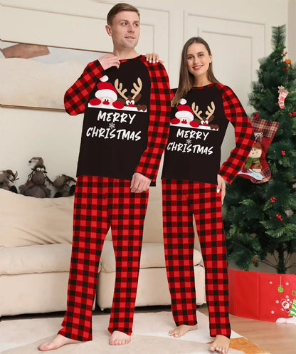 New 2024 Christmas Printed Family Matching Pajamas - 2 Piece