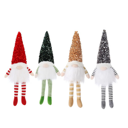 2024 Christmas Decorations LED Gnome Sequins