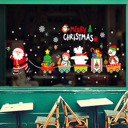 Christmas Wall Window Stickers For Home 2024