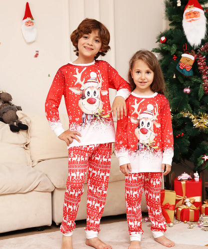 2024 New Matching Christmas Pajamas for Family "Reindeer" - 2 Piece