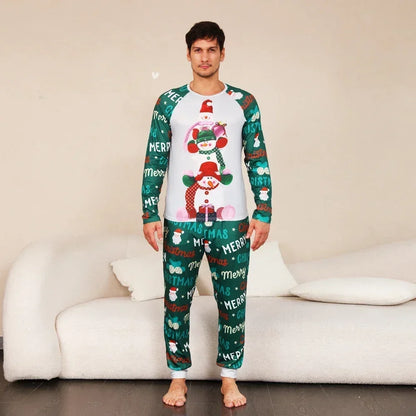 2024 New Arrival Christmas Family Pajamas Set Snowman - 2 Piece