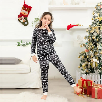 2024 Christmas Elk Family Matching Pajamas - 2 Piece