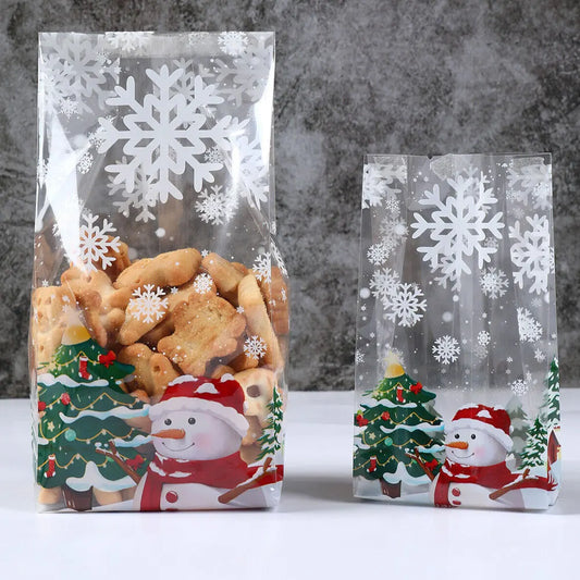 50Pcs Transparent Candy Cookie Baking Packaging