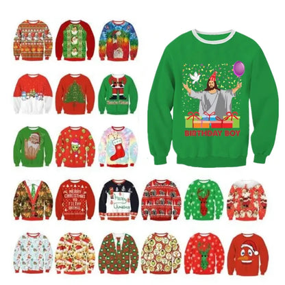 New Unisex 2024 Ugly Christmas Sweater