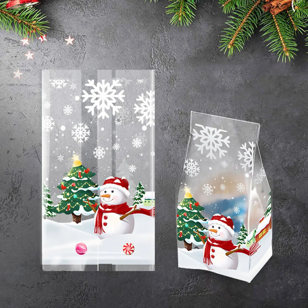 50Pcs Transparent Candy Cookie Baking Packaging