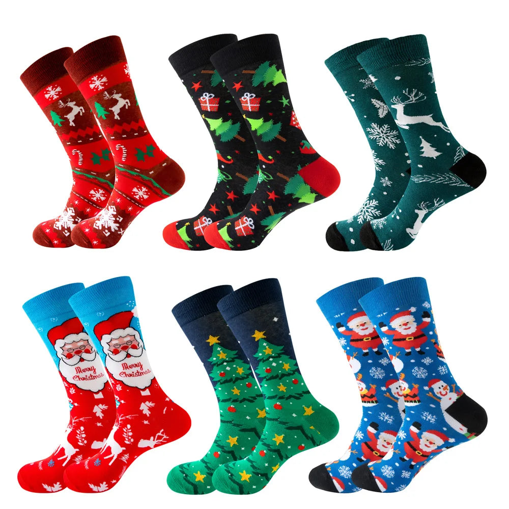 1 Pair Cartoon Santa Claus Unisex Socks