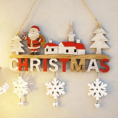 2024 Wooden Christmas Hanging Pendants