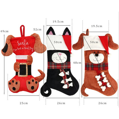 2024 Pet Christmas Ornaments Stocking