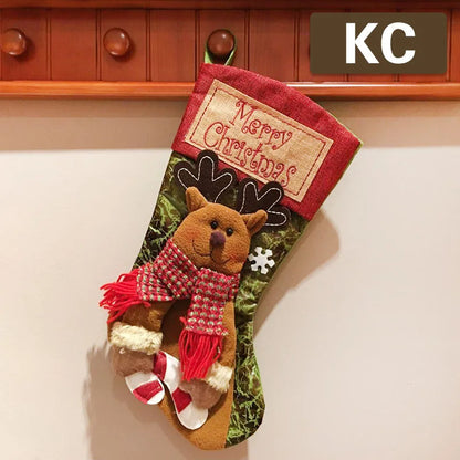 2024 Christmas Stocking - Gift Bag Christmas Decorative