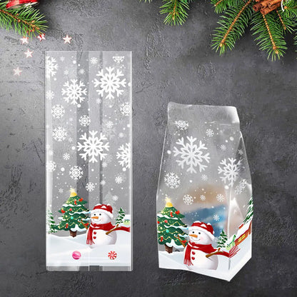 50Pcs Transparent Candy Cookie Baking Packaging