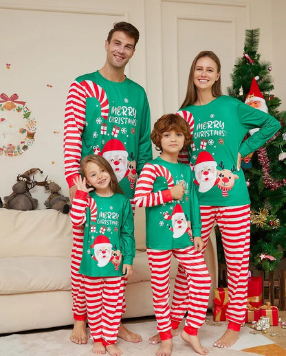 2024 Christmas Family Matching Pajamas Santa Merry Christmas-2 Piece