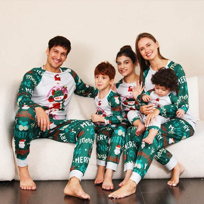 2024 New Arrival Christmas Family Pajamas Set Snowman - 2 Piece