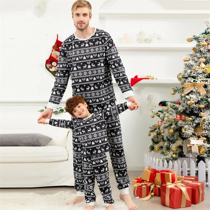 2024 Christmas Elk Family Matching Pajamas - 2 Piece