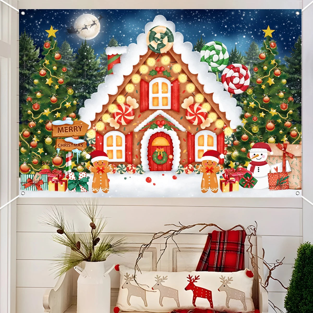 Christmas Sweater Party Backdrop Decoration - THIS IS NOT A SWEATER