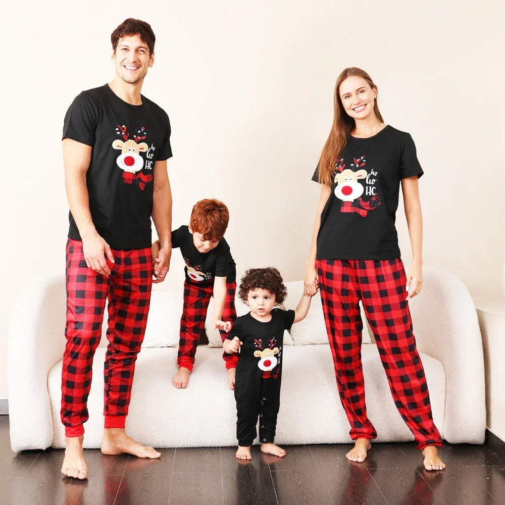 2024 New Matching Christmas Outfits for Family Short Sleeve - 2 Piece