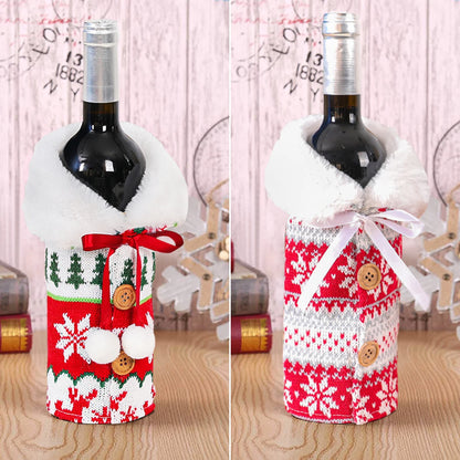 Christmas Wine Bottle Cover